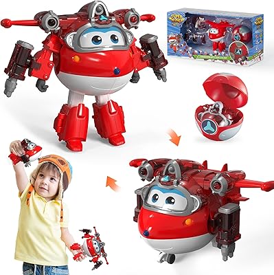 Super Wings Improved Toys and Equipment - Super Iron Jet 5 Inch Transformation Toys, transforms a toy plane into an action figurine robot, a flying toy for children aged 3 to 5, birthday party supplies for children.. DIAYTAR NIGERIA puts thousands of products at your fingertips with affordable prices and delivery within a week.