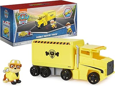 Paw Patrol, Big Truck Babes Rubble Transforming Trucks, toy with collecting action figurine, children's toys from 3 years old.. DIAYTAR NIGERIA delivers what you want at prices you'll love, all within 5-8 days nationwide.