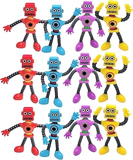 Foldable Rubber Foldable Robot Toy (4 inch) Fidget toys to relieve sensory stress. Excellent party gifts (24).. DIAYTAR NIGERIA brings online shopping to every Nigerian with affordable prices and reliable shipping.