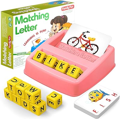 Educational games for girls from 2 to 5 years old, Actorshiping Activities for matching letters, Christmas gift for toddlers from 2 to 3, 4 and 5 years old.. Experience convenient online shopping on DIAYTAR Nigeria — wide selection and affordable delivery.