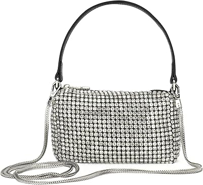 Shop bags for women rhinestones crystal montana west small upper handle bag chain in handle handbag of festive bag, m.. Why wait? Get your order in 5–8 days with DIAYTAR Nigeria.