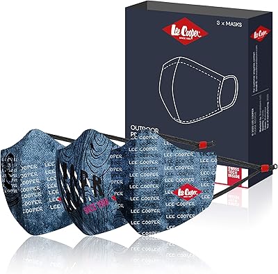 Lee Cooper Sublimation Facial Mask with HQ Fibrolock and Smart Temp - Light and reusable, pack of 3 packages.. Experience the convenience of online shopping with DIAYTAR NIGERIA's reliable 5-8 day delivery service.