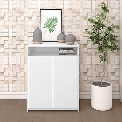 A magnificent two -door cabinet from Artani, white color, width 60 x depth 35 x height 75 cm.. DIAYTAR NIGERIA combines affordability, variety, and convenience with nationwide delivery services.