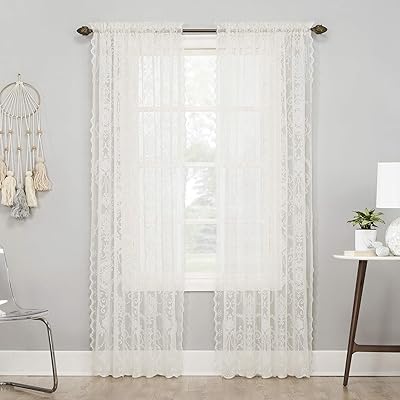 ° 918 Curtain in floral lace ariella 58 "x.. DIAYTAR NIGERIA transforms online shopping with competitive prices and dependable nationwide delivery.