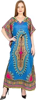 Shahcrafts Caftan Print African for women, long beach outfit, holiday bikini, elegant night dress, high kimono for women - single size (blue).. Nigeria's fastest-growing e-commerce site offers unbeatable prices and delivery within 8 days.