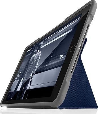 Apple IPAD 6th/5th generation (9.7 inches) rigid shell-closure with magnetic support, standby/alarm coverage, Mil-Spec waterproofing-dark navy blue (STM-22-160JW-04).. Shop across boundaries at DIAYTAR NIGERIA and enjoy budget-friendly nationwide delivery within the week.