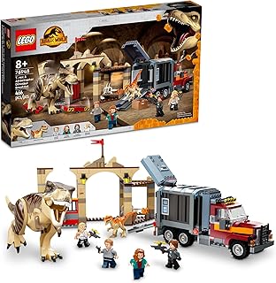 Lego Dominion T-Rex and Atrociraptor Dinosaur Breakout 76948 Construction set for children, boys and girls aged 8 and over (466 pieces) of Jurassic World.. DIAYTAR NIGERIA transforms online shopping with competitive prices and dependable nationwide delivery.