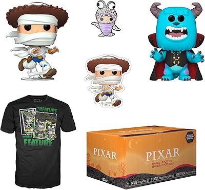 Funko Pixar Halloween collector's box with 2 pop figurines! vinyl size.. Order today, receive this week — shopping with DIAYTAR Nigeria is that simple.