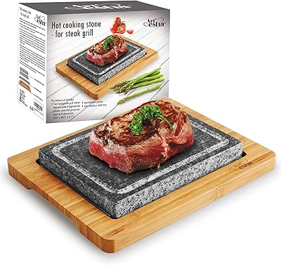 (luxury set with 2 stones) - Set of hot stone hot stone artistia, luxury table grill/grill/hibachi/steak grill (luxury set with 2 stones).. Affordable choices, delivered fast — that's the DIAYTAR Nigeria promise.