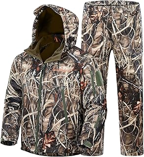 Silent hunting clothes for men, jacket and hunting pants camouflage, waterproof and isolated.. Your digital shopping companion, DIAYTAR NIGERIA offers unmatched value with nationwide shipping.