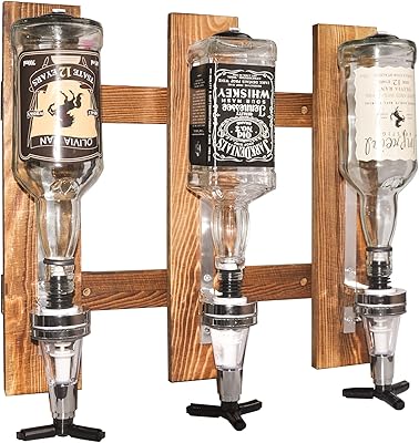 Distributor of jasonlinka wall drinks at 3 bottles, dispenser of alcoholic drinks, wooden wall support for home bar, distributor of party glass drinks (3 distributors).. DIAYTAR NIGERIA: Your trusted partner for affordable online shopping with reliable delivery timeframes.