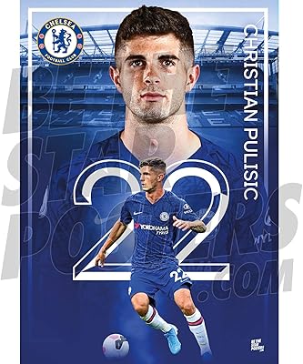 Poster A2 B The Star Chelsea FC 2019/20 Christian Pulisic - Product under official license - Size A2 - Available in sizes A3 and A2.. Reliable delivery, all over Nigeria — that’s DIAYTAR Nigeria promise.