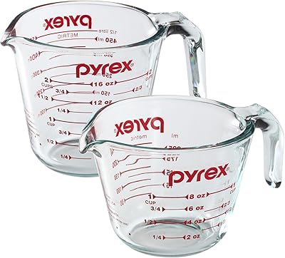 Pyrex prepware measurement cup, 8 cups, pack of 2 cups to measure, columbia blue.. DIAYTAR NIGERIA: Connecting Nigerians with affordable products through our expansive e-commerce platform.