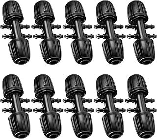 10 pieces 1/2 "1/4" irrigation adapter 1/4 "connector with locking spindle plugs 16 mm (black).. DIAYTAR NIGERIA delivers value, variety, and convenience with our nationwide 5-8 day shipping.