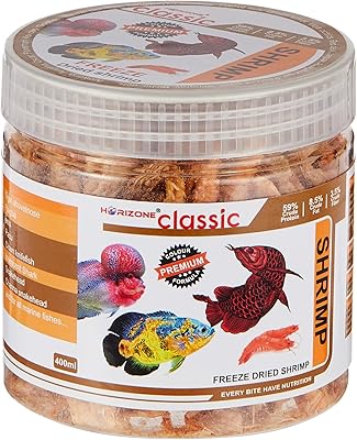 Horizon Classic lyophilized shrimp - 400 ml.. DIAYTAR NIGERIA: Nigeria's answer to affordable online shopping with reliable 5-8 day delivery guarantee.