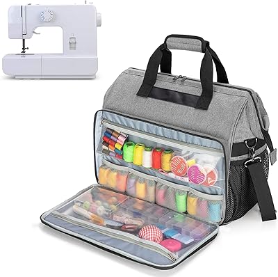 Teamoy sewing machine transport bag with large upper opening, universal transport case compatible with most of the Singer, Brother, Janome, gray machines and accessories.. From checkout to your doorstep in less than a week — DIAYTAR Nigeria.