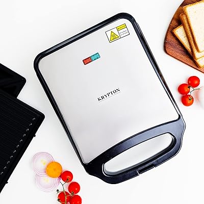2 in 1 snack machine, non -stick hob - KNSM6308.. DIAYTAR NIGERIA: Your trusted partner for affordable online shopping with reliable delivery timeframes.