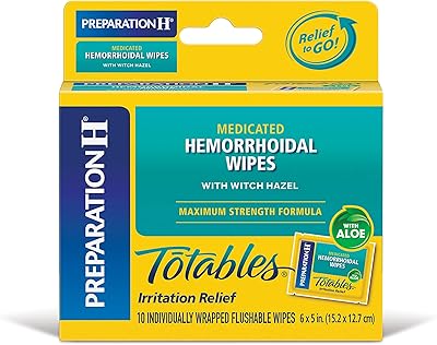 Washable drug wipes Preparation H (10 units) Maximum strength relief with Hamamelis and Aloe Vera, anti-irritation wipes.. Whether it’s gadgets or groceries, DIAYTAR Nigeria delivers in less than 8 days.