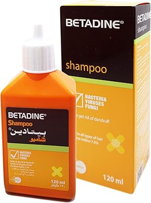 Betadine scalp care for dandruff for all hair types (1 package / 120 ml).. DIAYTAR NIGERIA: Where every purchase is affordable and delivery is always within a week.