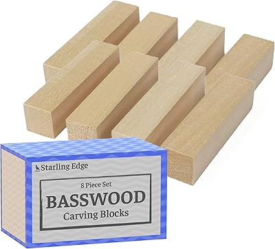 Linden sculpture blocks (8 pieces 1 1 4 "x.. Shop with ease at DIAYTAR NIGERIA, Nigeria's premier e-commerce platform offering budget-friendly shipping.