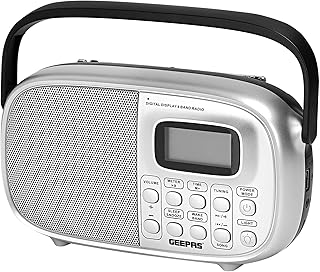 Geepas rechargeable wireless earner with digital display, FM/AM 2, Gray.. Shop with confidence at DIAYTAR NIGERIA, Nigeria's premier affordable e-commerce platform.
