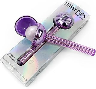 Glossy Pops | duo of brilliant 2 in 1 lip balm and transparent lip shiny | Chrome collection (chrome purple).. Affordable choices, delivered fast — that's the DIAYTAR Nigeria promise.