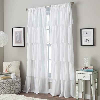 Curtainworks, 84 inch, white, 1q82460gwt ruffle panel.. DIAYTAR NIGERIA: The marketplace that brings affordable products to every Nigerian home in under 8 days.