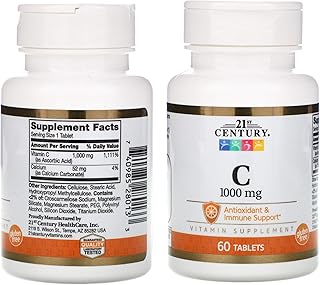 Vitamin C tablets in the 21st century, 60 tablets, 1000 mg.. Why wait? Get your order in 5–8 days with DIAYTAR Nigeria.