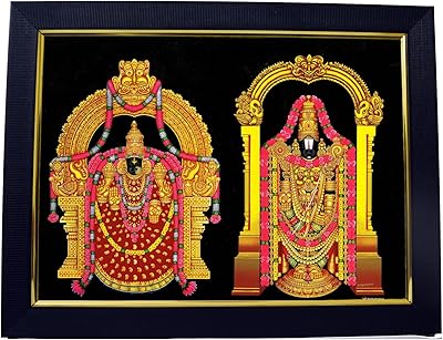 101temples Tirupati Balaji Padmavati Hindu God Wooden Photo Size.. Experience convenient online shopping on DIAYTAR Nigeria — wide selection and affordable delivery.