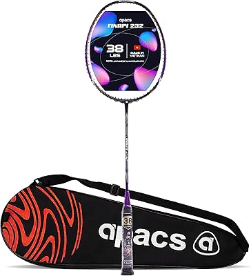 Badminton racket Abax Finaby 232 without graphite rope (38 lb, high resistance) with full coverage.. DIAYTAR NIGERIA: Putting quality products within reach of every Nigerian through our affordable marketplace.