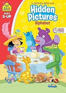 School zone - Alphabet exercise notebook with hidden images, 5 years and over, ABC, Image puzzles, objects, rhymes, letters of letters, plus (School Activity Zone® series).. DIAYTAR NIGERIA redefines convenience with our vast product selection and swift nationwide delivery.