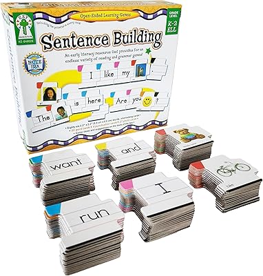 Construction games for children's sentences, speech therapy games, visual word games for kindergarten, the first and second year, speech therapy activities, from 5 years.. Experience the power of choice with DIAYTAR NIGERIA's vast catalog and affordable 5-8 day delivery.