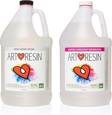 Transparent non -toxic epoxy resin paint - 2 gallons (7.57 l).. Shop with confidence at DIAYTAR NIGERIA, enjoying competitive prices and delivery within 8 days.