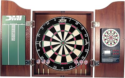 DMI Sports Bristle dart cabinets includes LED lighting or an option.. DIAYTAR NIGERIA: Bringing the marketplace to every Nigerian with affordable prices and quick delivery.