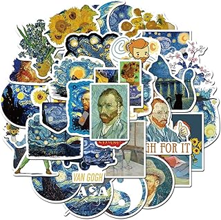 Cebada 40 pieces Vincent van Gogh starry night stickers for Laptop Moto Skateboard Graffiti Stickers [Pack of non -duplicated stickers] Hjhsl.. Shop without limits at DIAYTAR NIGERIA and receive your purchases at budget prices within the week.