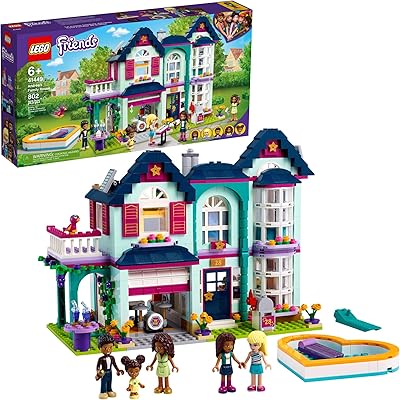 LEGO Friends Andrea family home construction kit 41449; The set of mini-poupées is an excellent gift for 6-year-old creative children, new 2021 (802 pieces).. Shop from anywhere in Nigeria and receive your DIAYTAR purchases at affordable prices within a week.