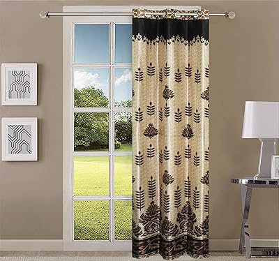 Imperial door curtains queensliving 7 feet - set of 1, brown.. Get top brands at bottom prices, only on DIAYTAR Nigeria.