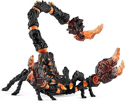 Schleik Lava Scorpion figurine for children from 7 to 12 years old from Eldorador Creatures.. Discover why DIAYTAR NIGERIA is the smart shopper's choice for affordable products delivered nationwide.