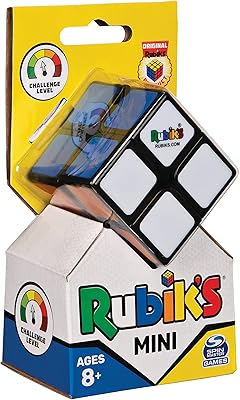 Rubik 6064345, Master spin, 2x2 mini, original, with 2 4 cubes layers, professional puzzle color set, pocket adapted to children from 8 years old.. DIAYTAR NIGERIA brings the nation's largest product catalog to your doorstep at prices you'll appreciate.