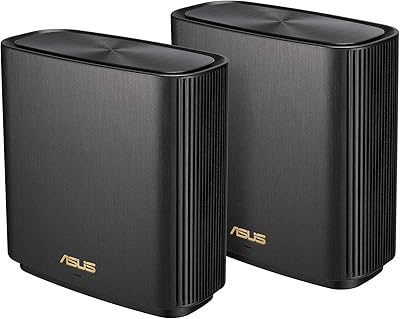 Tri-band Maillé Bande Zenwifi Ax6600 (XT8 2PK)-cover of the whole house up to 5,500 square feet and more than 6 rooms, likes, life internet safety, easy configuration, 3 SSID, Parental surveillance, white.. DIAYTAR NIGERIA revolutionizes online shopping with competitive prices and reliable 5-8 day delivery.