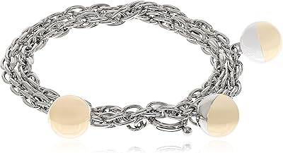 Tommy hilfiger bracelet in two -tone stainless steel for women, 2780486, single size, stainless steel, without precious stones.. DIAYTAR NIGERIA: Where shopping is affordable, selection is vast, and delivery is always reliable.