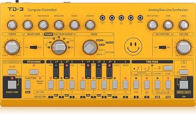 Basse analog line mixer Behringer TD-3-Am with VCO, VCF, 16-step chain, Distortion Effects and 16 Poly Channels.. Shop with purpose at DIAYTAR NIGERIA, where diverse selection meets budget-friendly nationwide delivery.