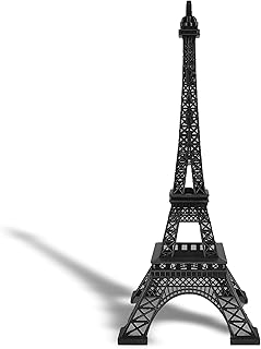 Statue of Gala Tour Eiffel 19 inch 48 cm in decorative metallic alloy - black (EF19-86192).. DIAYTAR NIGERIA: Where shopping is easy, prices are low, and delivery is just days away.
