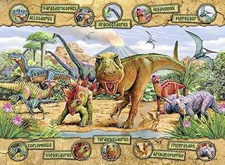 Puzzle Dinosaur Ravens Berger 100 pieces.. DIAYTAR NIGERIA brings the joy of affordable shopping to your fingertips with delivery in less than 8 days.