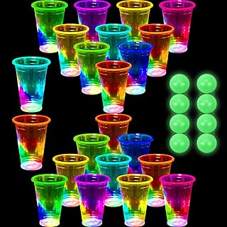 Set of 30 cups that shine in the dark including disposable cups in transparent LEDs with 16 oz LED, frightening stickers for holidays, drinks, PONG, birthdays, concerts and holidays.. Shop across boundaries at DIAYTAR NIGERIA and enjoy budget-friendly nationwide delivery within the week.