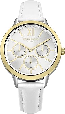 Multifunction quartz watch for women Daisy Dixon with DD055WSG leather bracelet.. Discover the perfect shopping balance at DIAYTAR NIGERIA with competitive prices and prompt delivery.