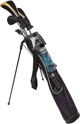 Jef World of Golf Sunday Beach and Bat Golf equipment bag with support and handle, black - JR1256.. Unlock a world of affordable products with DIAYTAR NIGERIA's expansive e-commerce platform.