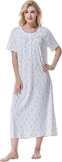 Cotton nightmates for women, night shirts with short soft, light and comfortable for women.. DIAYTAR NIGERIA: Your partner in affordable online shopping with dependable delivery within 8 days.