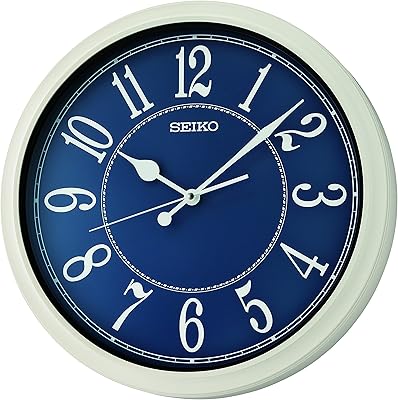 16 -inch, blue seiko cottage wall clock.. Experience shopping freedom with DIAYTAR NIGERIA's comprehensive platform and reliable shipping service.