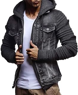 Leif nelson jeans jacket for men - knitting hoods and sleeves.. Nigeria's favorite online shopping platform, DIAYTAR offers unbeatable prices and delivery within a week.